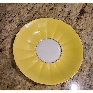 Limoges TV Orvington's New York. Yellow 5.5" Tea  Saucer